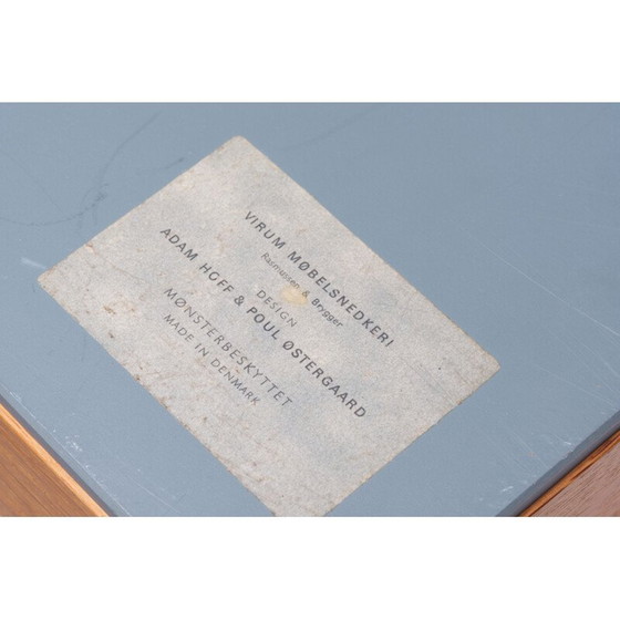 Image 1 of Vintage oak and lacquer wall-mounted valet by Adam Hoff and Paul Ostergaard, Denmark 1960