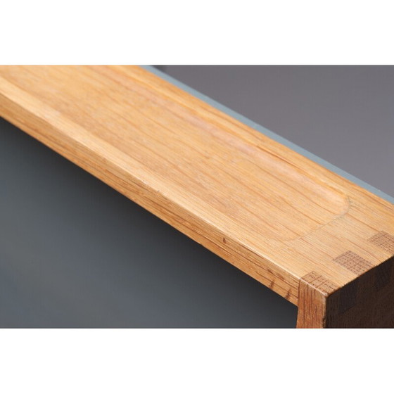 Image 1 of Vintage oak and lacquer wall-mounted valet by Adam Hoff and Paul Ostergaard, Denmark 1960