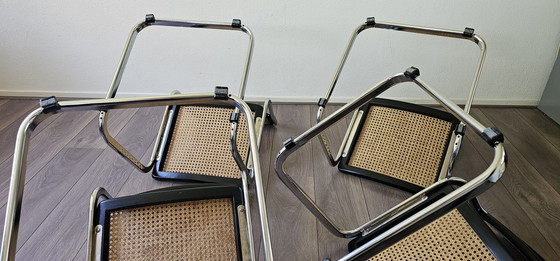 Image 1 of 4x Arrben ltaly Webbing Chairs