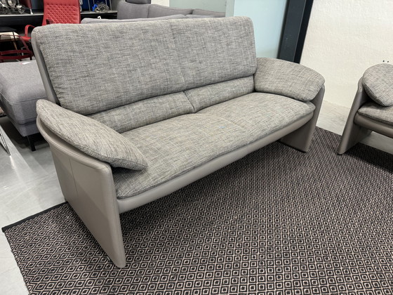 Image 1 of 2 Leolux Catalpa Sofa 2.5 & 3 Seater high Fabric/Leather