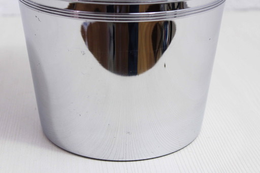 Stainless steel Champagne bucket, France 1980