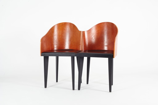 Saporiti "Toscana" Chairs By Piero Sartogo