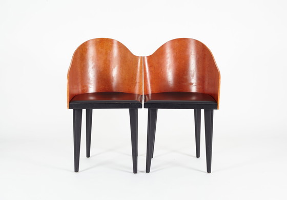 Image 1 of Saporiti "Toscana" Chairs By Piero Sartogo