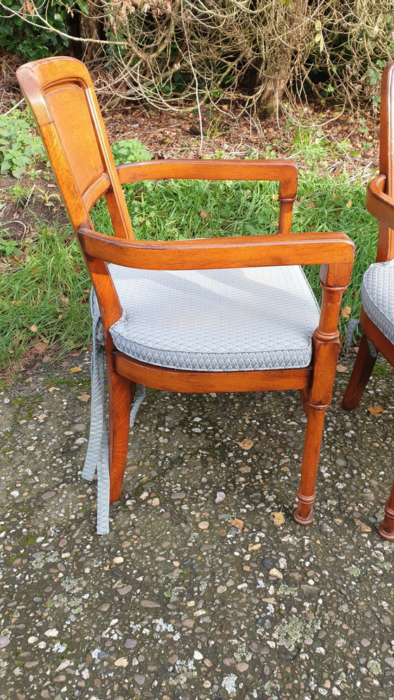 Image 1 of 6 Rac Royal Antique English Dining Room Armchairs