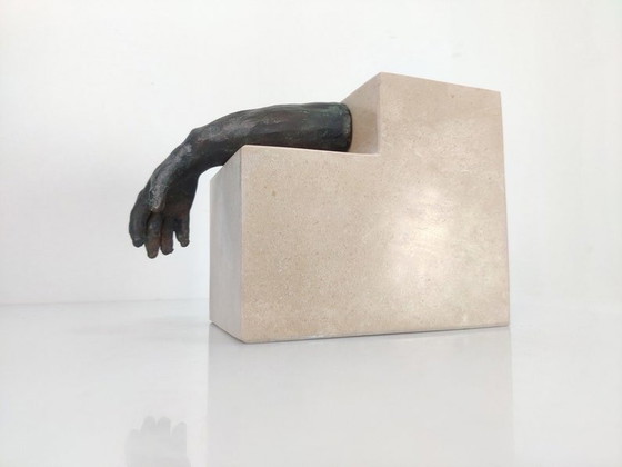 Image 1 of Figurative Sculpture In Bronze By J. Mariscal