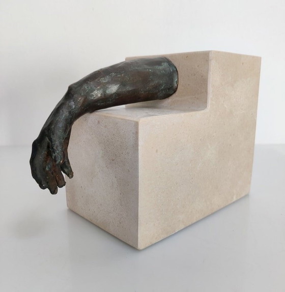 Image 1 of Figurative Sculpture In Bronze By J. Mariscal