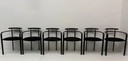 Ensemble de 6 chaises de salle à manger Martina post-moderne par Carlo Bimbi pour Segis Italie, années 1980
