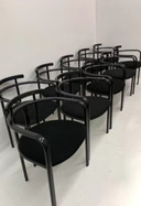 Ensemble de 6 chaises de salle à manger Martina post-moderne par Carlo Bimbi pour Segis Italie, années 1980