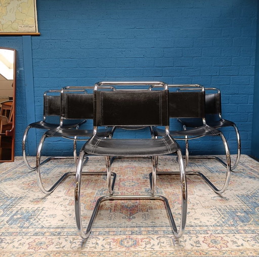 6X Mies Van Der Rohe Bauhaus Chairs