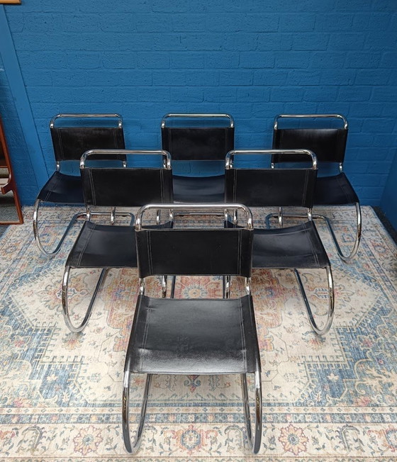 Image 1 of 6X Mies Van Der Rohe Bauhaus Chairs