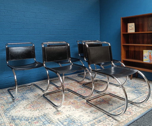 6X Mies Van Der Rohe Bauhaus Chairs