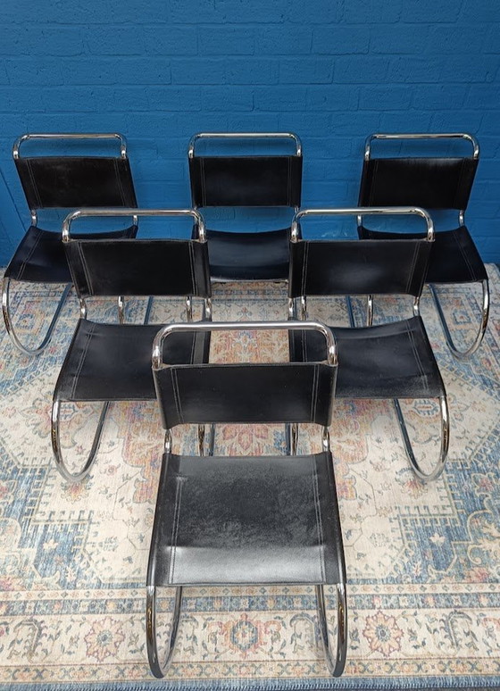 Image 1 of 6X Mies Van Der Rohe Bauhaus Chairs