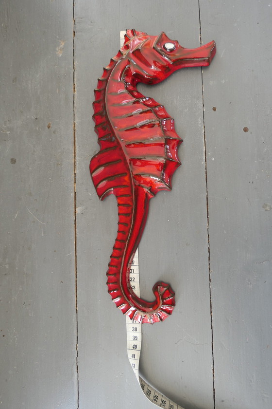 Image 1 of Bayer seahorse wall plaque