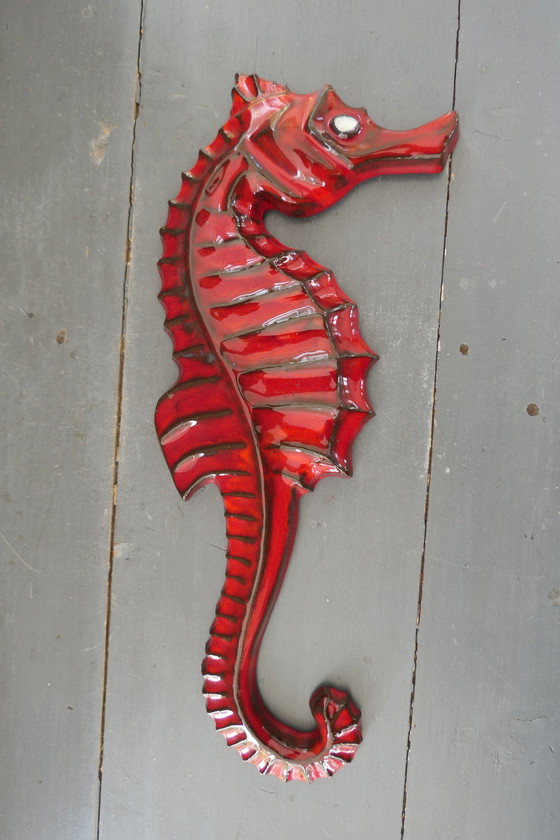 Image 1 of Bayer seahorse wall plaque