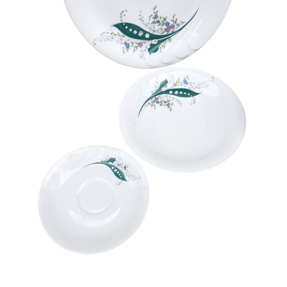 Image 1 of Porcelain Breakfast Set Wawel, Poland 1980S - Set Of 4