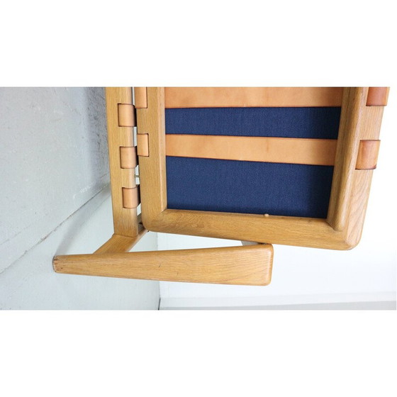 Image 1 of Vintage "Bodö" 3-seater sofa in oak and leather by Svante Skogh for Säffle Möbler, 1950
