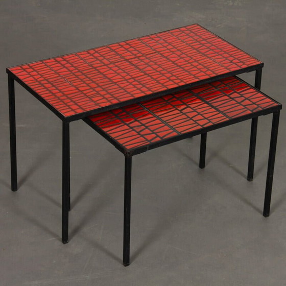 Image 1 of Vintage nesting tables by Roger Capron, 1960
