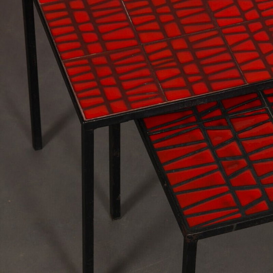 Image 1 of Vintage nesting tables by Roger Capron, 1960