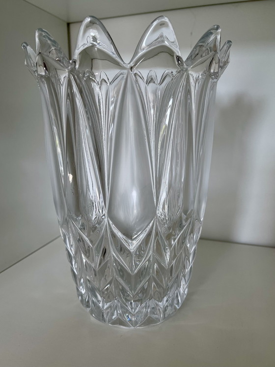 Image 1 of Large Crystal Vase