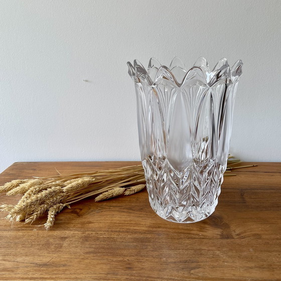 Image 1 of Large Crystal Vase