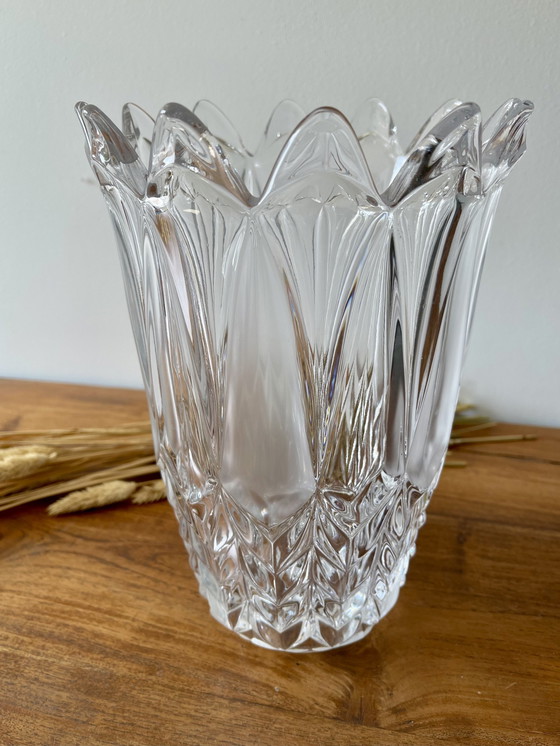 Image 1 of Large Crystal Vase