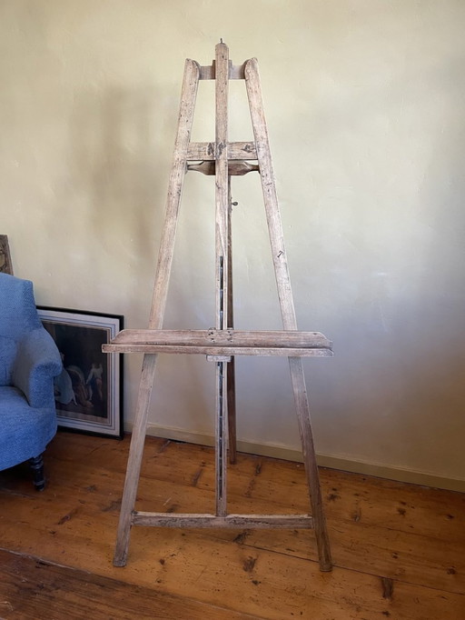 French Painter's Easel Donkey Fruitwood