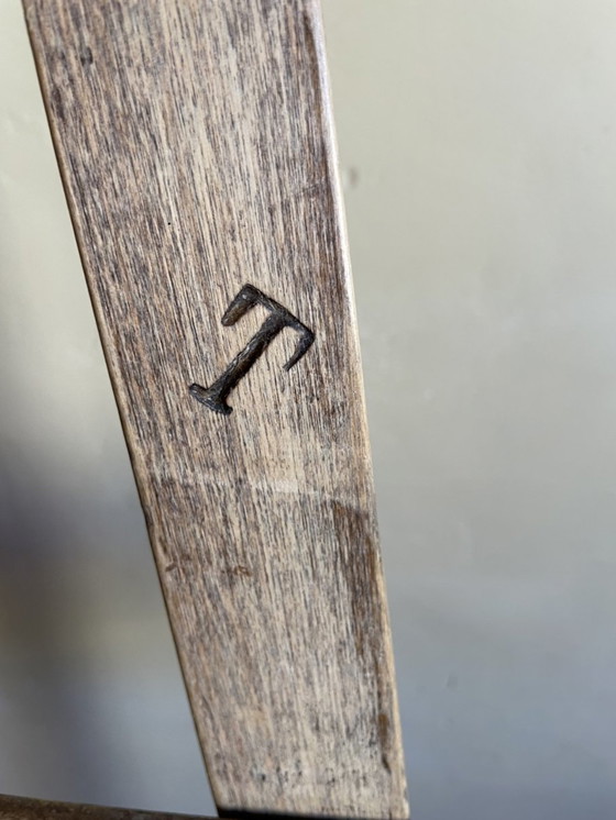 Image 1 of Cavalletto da esposizione per pittura francese in legno di frutto