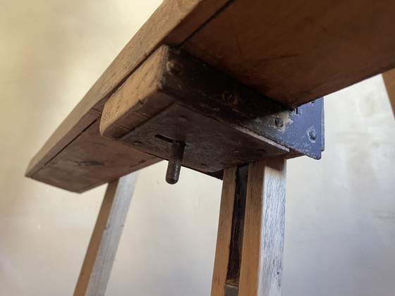 Image 1 of Cavalletto da esposizione per pittura francese in legno di frutto