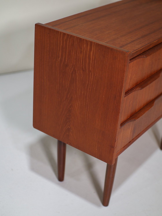 Image 1 of Drawer Cabinet Teak Vintage Small Danish 1960s