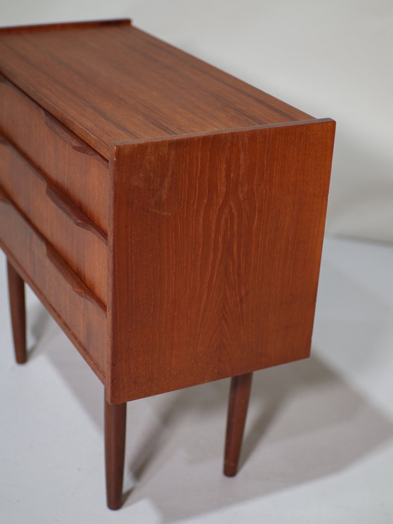 Image 1 of Drawer Cabinet Teak Vintage Small Danish 1960s