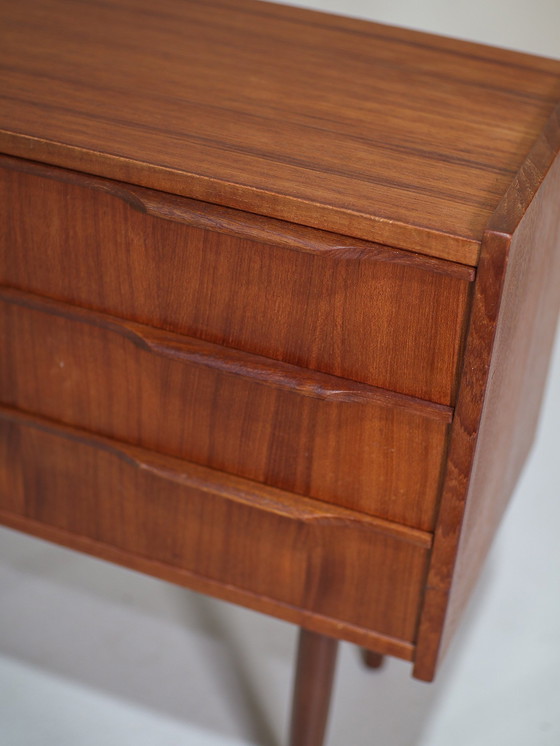 Image 1 of Drawer Cabinet Teak Vintage Small Danish 1960s