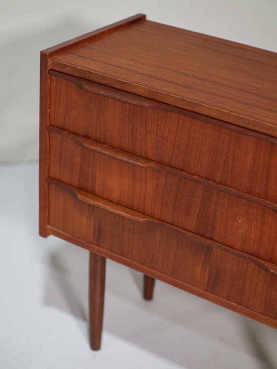 Image 1 of Drawer Cabinet Teak Vintage Small Danish 1960s