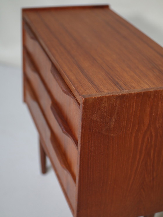 Image 1 of Drawer Cabinet Teak Vintage Small Danish 1960s