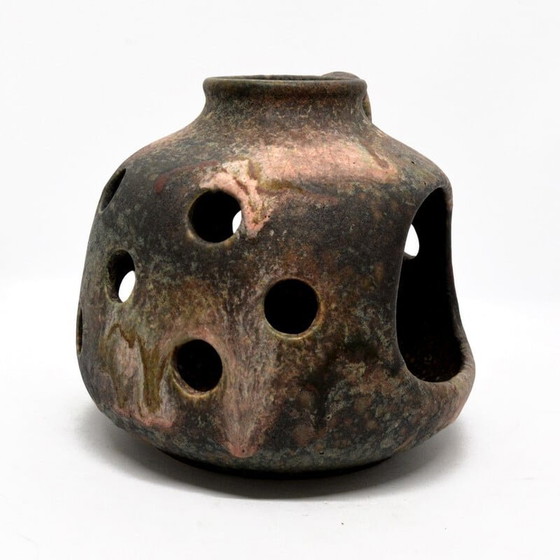 Image 1 of Caminetto vintage in ceramica organica per Ruscha Art, Germania 1970