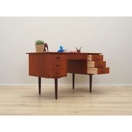 Image 1 of Vintage teak desk, Denmark 1970s