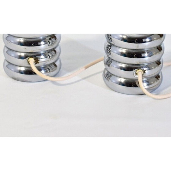 Image 1 of Pair of vintage Bulb opal lamps by Ingo Maurer, 1966