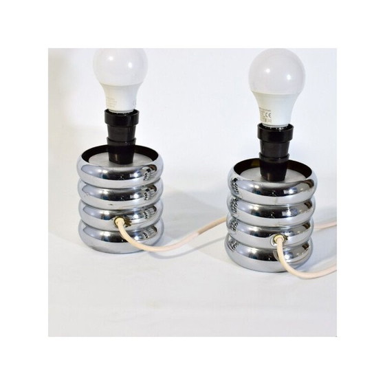 Image 1 of Pair of vintage Bulb opal lamps by Ingo Maurer, 1966