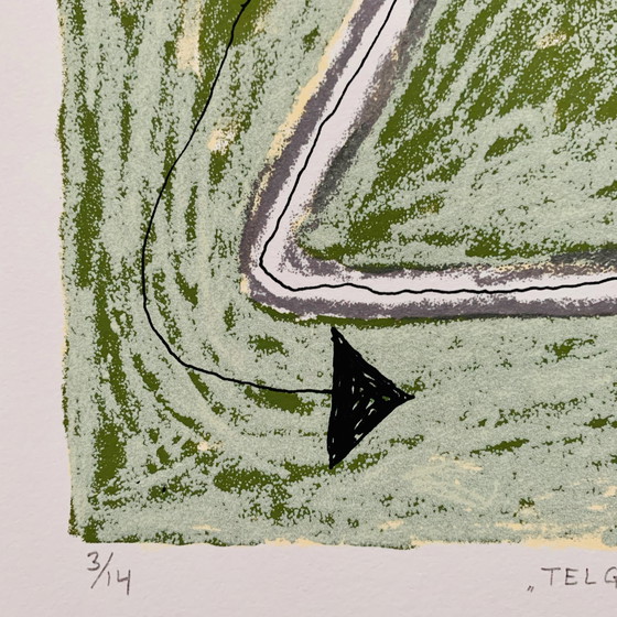 Image 1 of Lithography Petra Dolleman - Telgang