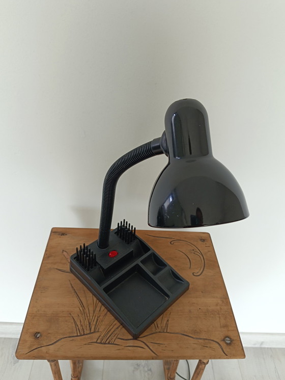 Image 1 of 70's Desk Lamp Organizer
