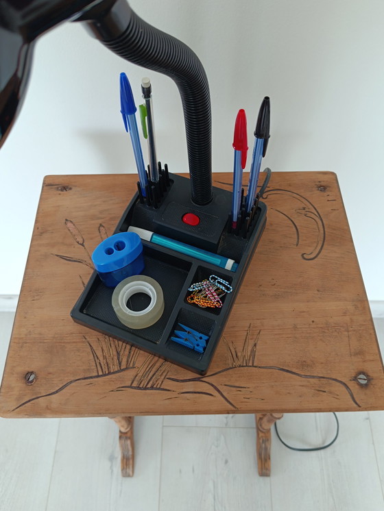 Image 1 of 70's Desk Lamp Organizer