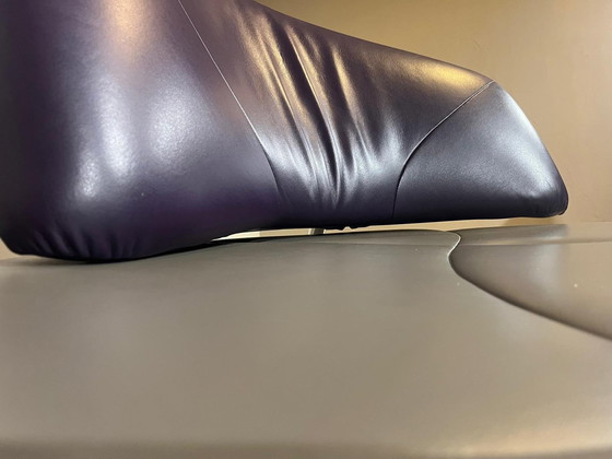 Image 1 of Leolux Kikko Armchair Chaise Longue Taupe Gray Purple New State Design Hugo De Ruiter