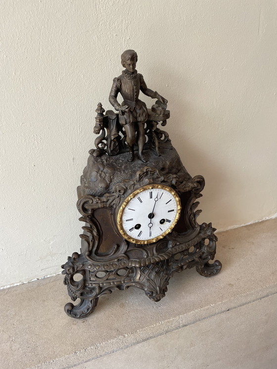 Image 1 of Antique Mantel Clock Duplan Et Salles