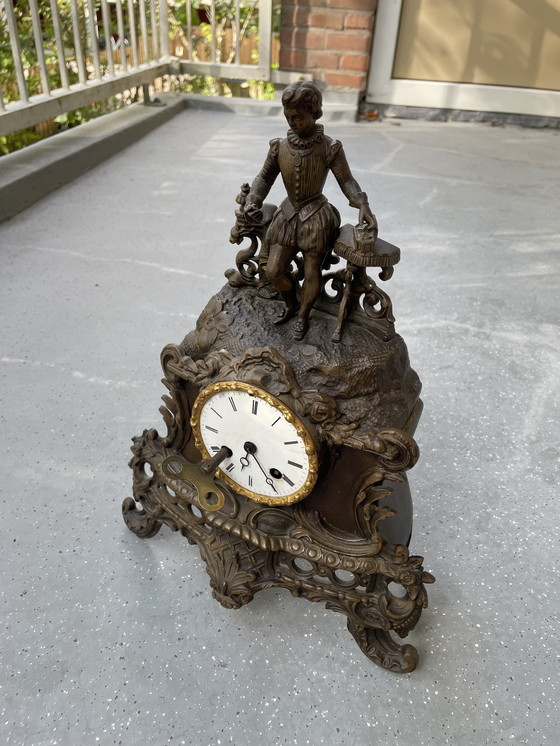 Image 1 of Antique Mantel Clock Duplan Et Salles