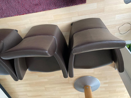 Image 1 of 4x Leolux dining room armchair