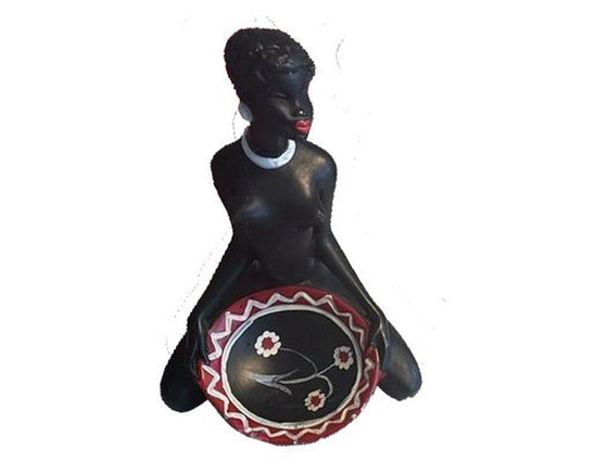 Image 1 of Scultura africanista d'epoca • Gesso • 1950