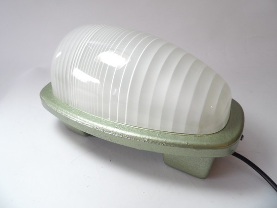 Image 1 of Holophane Cut Glass Lamp