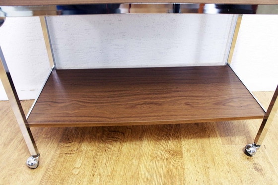 Image 1 of Vintage serving table and 