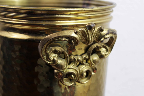 Image 1 of Vintage Brass Umbrella Stand 1960