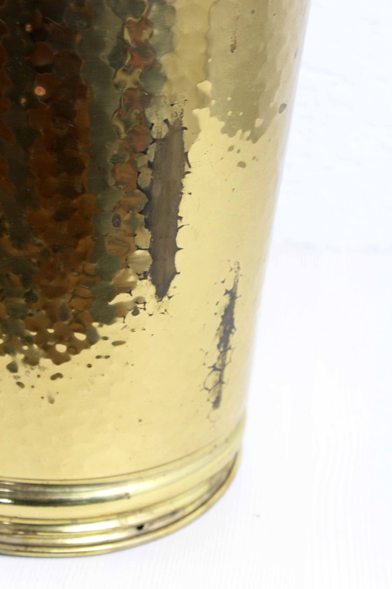 Image 1 of Vintage Brass Umbrella Stand 1960