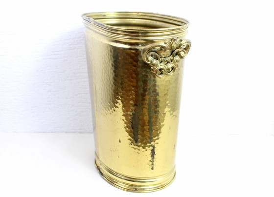 Image 1 of Vintage Brass Umbrella Stand 1960